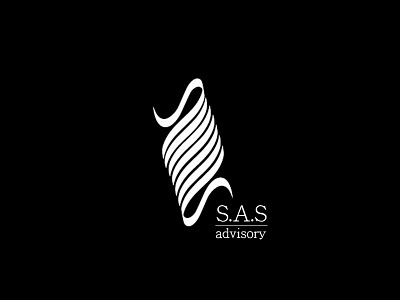 S.A.S Advisory - Logo design in black and white arabic calligraphy art branding calligraphy design graphicdesign illustration logo logodesign typography