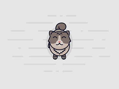 Kitty animal cat icon illustration kitten kitty pet