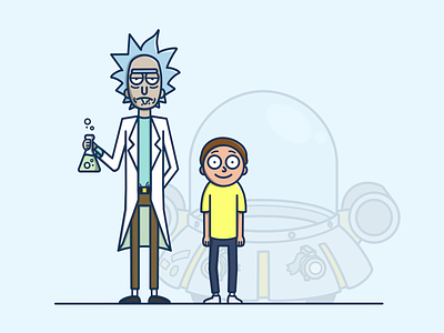 Breaking bad x Rick and Morty by Mariamibaz on Dribbble