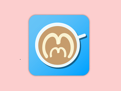 Mentorship App Icon - #dailyUI005 app coffee dailyui dailyui005 design challenge latte latte art ui