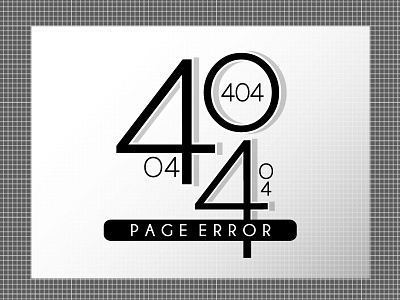 404 Page Error #DailyUI008 404 dailyui dailyui008 page error ui challenge ui008 web page