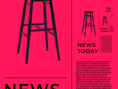 News Today branding clean flat identity illustration illustrator logo minimal ux vector