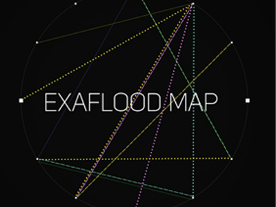 Exaflood map download exaflood infographic lines map