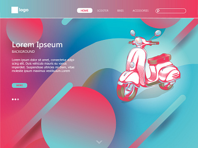 Landing Page design illustration ui vector web deisgn