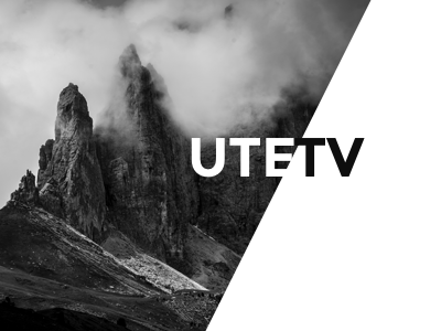 Utetv graphic profile outdoor visual identity