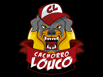 Cachorro Louco bone brand cachorro cap crazy dog logotype louco rottweiler