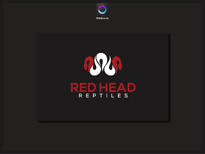 RedHead Reptiles 99designs app behance branding breeding cartoon design dribble logo logodesign logoinspiration minimal reptiles snakes trending