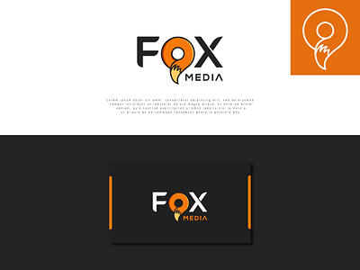 Fox Media 99designs behance branding design fox fox illustration illustration logo mark logodesign logoinspiration media media logo trending