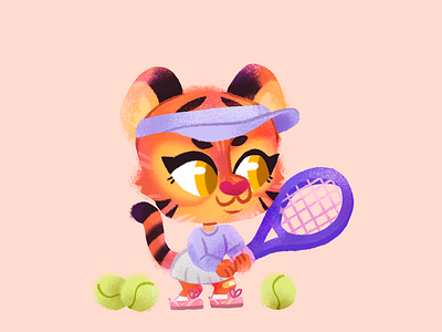 Tennis tiger