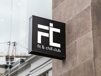 FIT & chill club branding design logo design