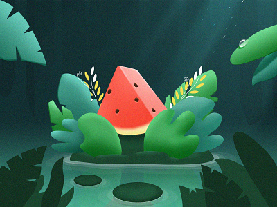 watermelon illustrations
