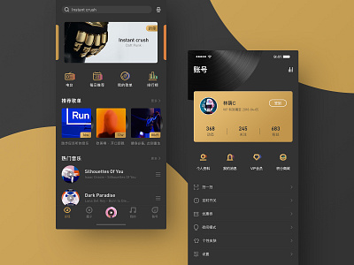 Music App 02 interface design ue ui ux