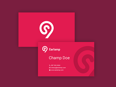 Earlamp Name Card Design