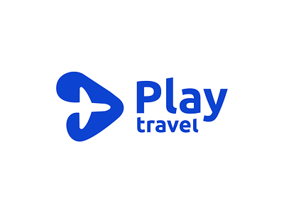 Play Travel Logo branding design illustration logo logodesign