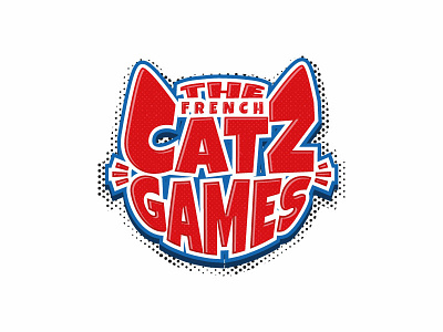 The French Catz Games branding french logo vector