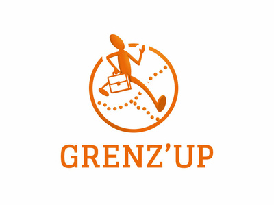 Grenz Up branding french logo vector