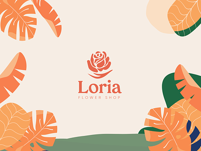 Loria - Branding and Identity Design brand identity branding branding design design flower identity design illustration logo typography ui ux vector