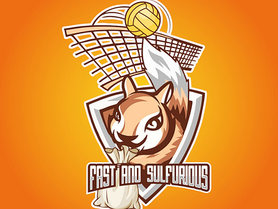 Squirrel Mascot Logo