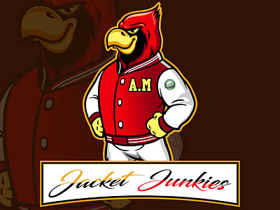 Cardinal Mascot Logo