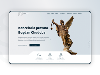 Bogdan Chudoba design elegant figma lawyers minimal ui uidesign ux webdesign website