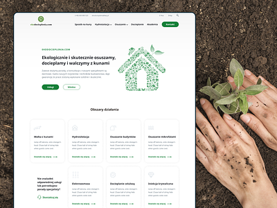 Ekodocieplenia clean ui eco ecology figma home page ui ui design uxdesign web design