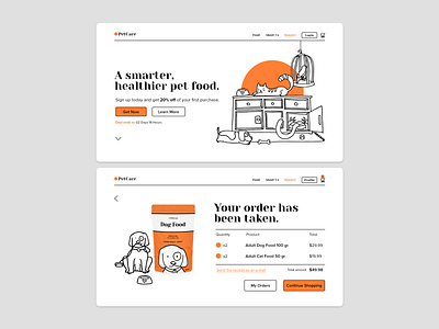 PetCare UI Design