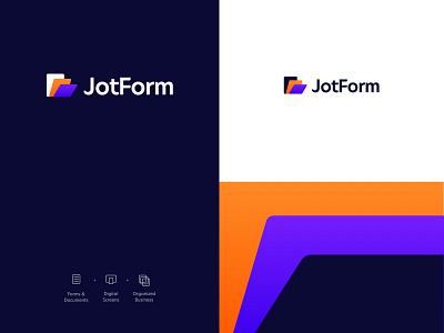 JotForm Logo Explorations branding digital digitalproduct flat graphic design identitydesign illustrator jotform logo logodesign logotype minimal online form vector website