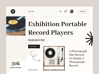 Portable Record Players Website