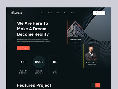 Architectural Studio - Landing Page