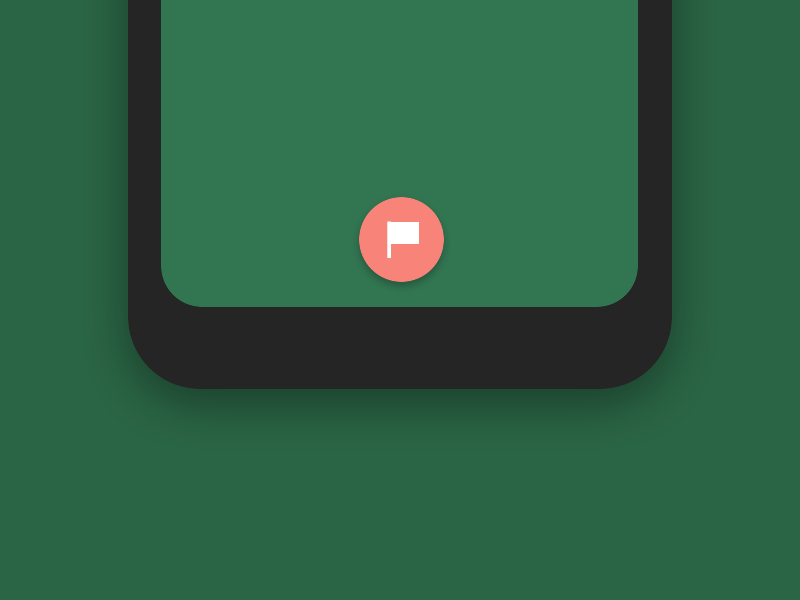 Call to action - Start call to action interaction animated start flag button