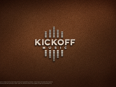 Kickoff Music design hair salon health care healthcare company high technology products logo logoprocess luxurious jewelry typography ui vector