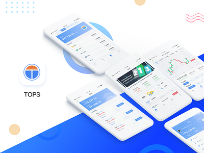 TOPS token coin design ui