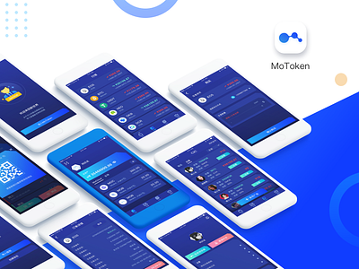 MoToken UI design coin design ui