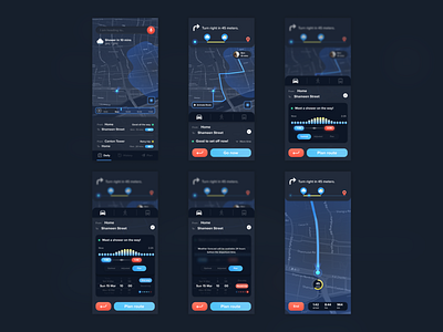 Go West! design navigation ui ux weather