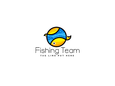 Fishing Team Logo/Branding animel branding design digital fish fish logo fishing flat icon identity illustration illustrator logo minimal sea sea food sports techonology vector web