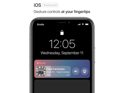 iOS Music Player - Sneak Peek