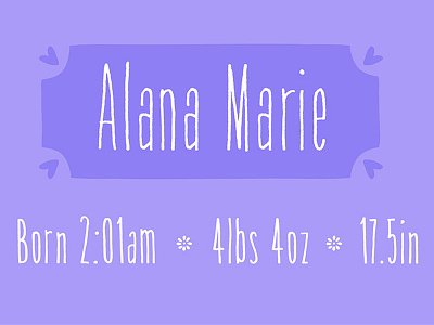 Announcement – Alana photography