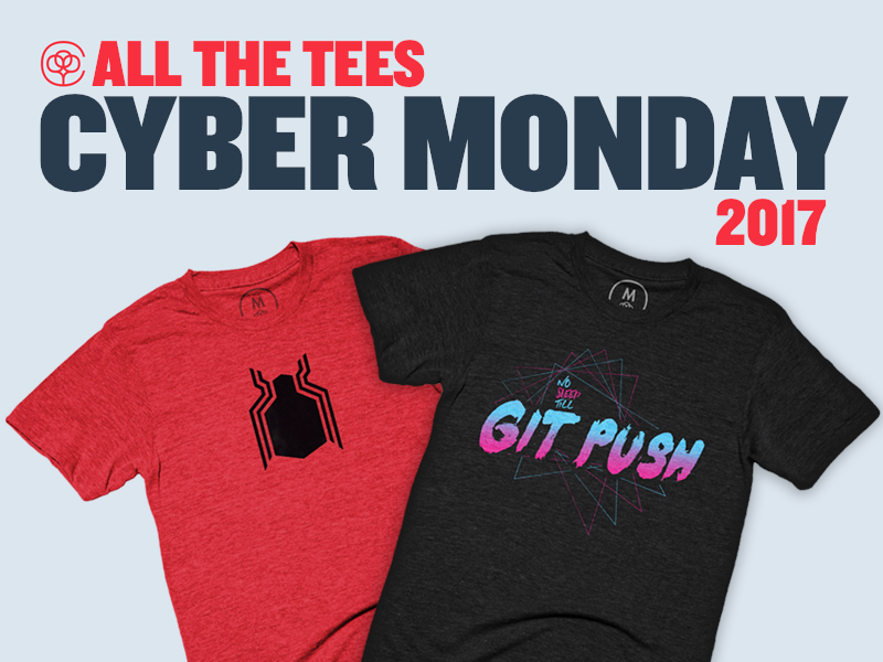 Cyber Monday graphic tee tee apparel
