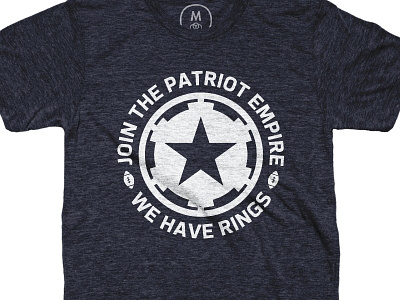 Join The Empire apparel football graphic tee patriots tee