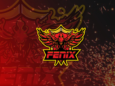 phoenix character design esport fenix gaming illustration logo mascot phoenix logo vector