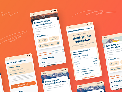 Travel website mobile app android android app android app design branding design orange travel travel mobile app travel website ui ui design