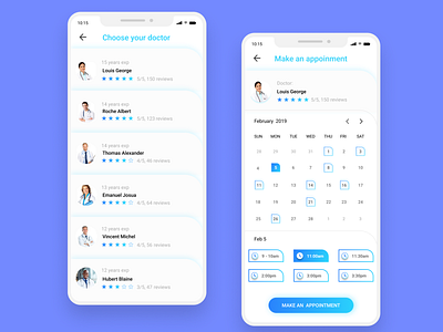 Doctor Application app appointment design doctor doctor appointment gradiant icon medical mobile app sketch symbol ui