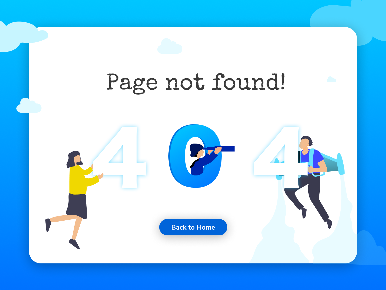 404 error page