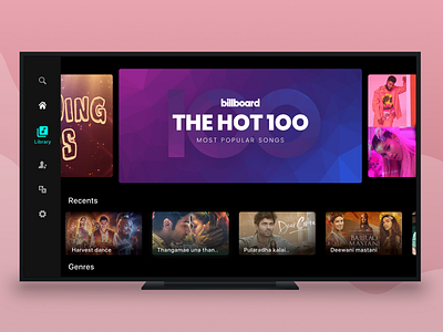 Apple TV App apple design apple music apple tv carousel design gradiant music album music app sketch top shots ui ui ux uidesign videosongs