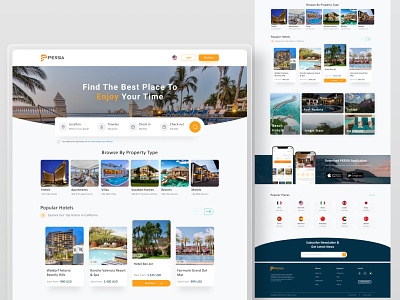 Hotel Booking Website design designer hotel web landing page ui ui design uiux ux web design website