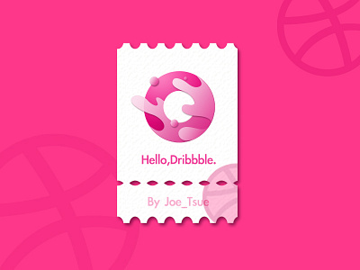 Hello Dribbble 商标 图标 活版印刷