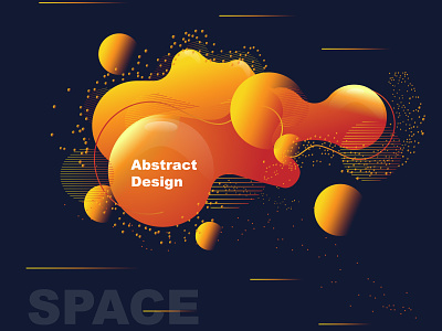 Space Abstract Illustrator branding creative design gradients graphic design graphicdesigns illustrat illustration minimal