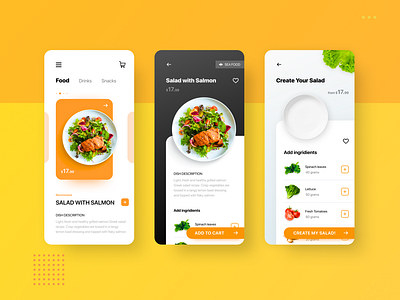 Food Delivery App by Yuliia Hetmantseva on Dribbble