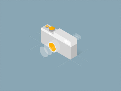 a Camera - Isometric Illustration