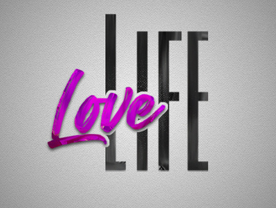 Love Life design font font design font style life love love life srabon arafat typogaphy